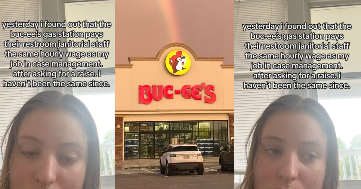 TikTokBucceesMoney Woman Found Out That Buc ees Pays Its Restroom Janitorial Staff the Same Amount as Her Office Job