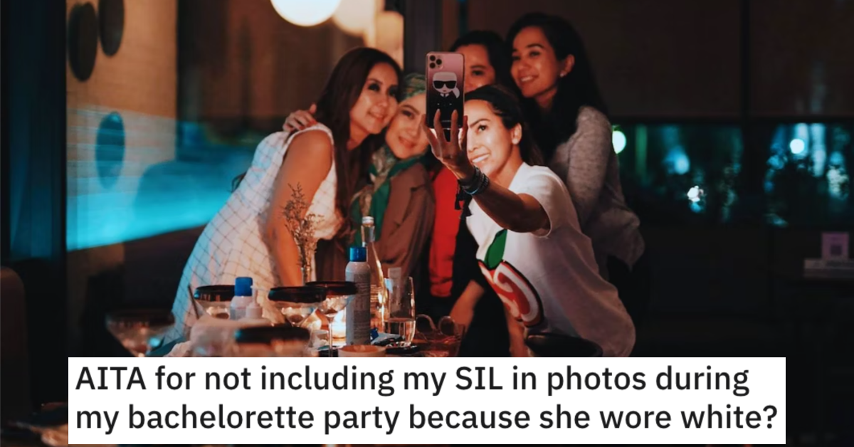 AITABacheloretteWhite All of my friends were on my side. She Didnt Include Her Sister In Law in Her Bachelorette Party Photos. Is She a Jerk?